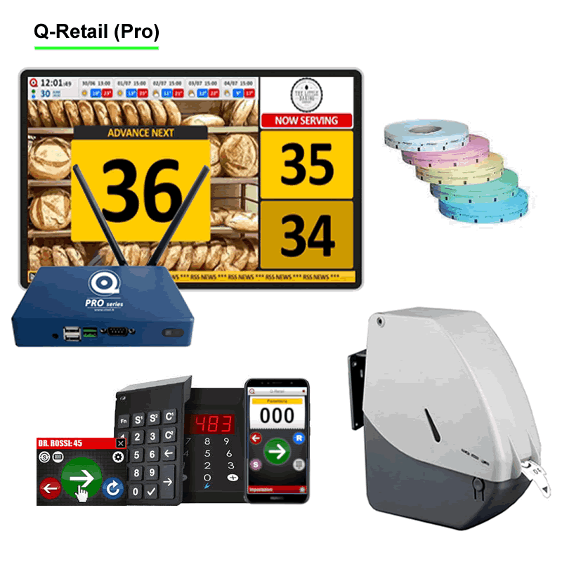 Q-Retail Queue Management System (Pro)